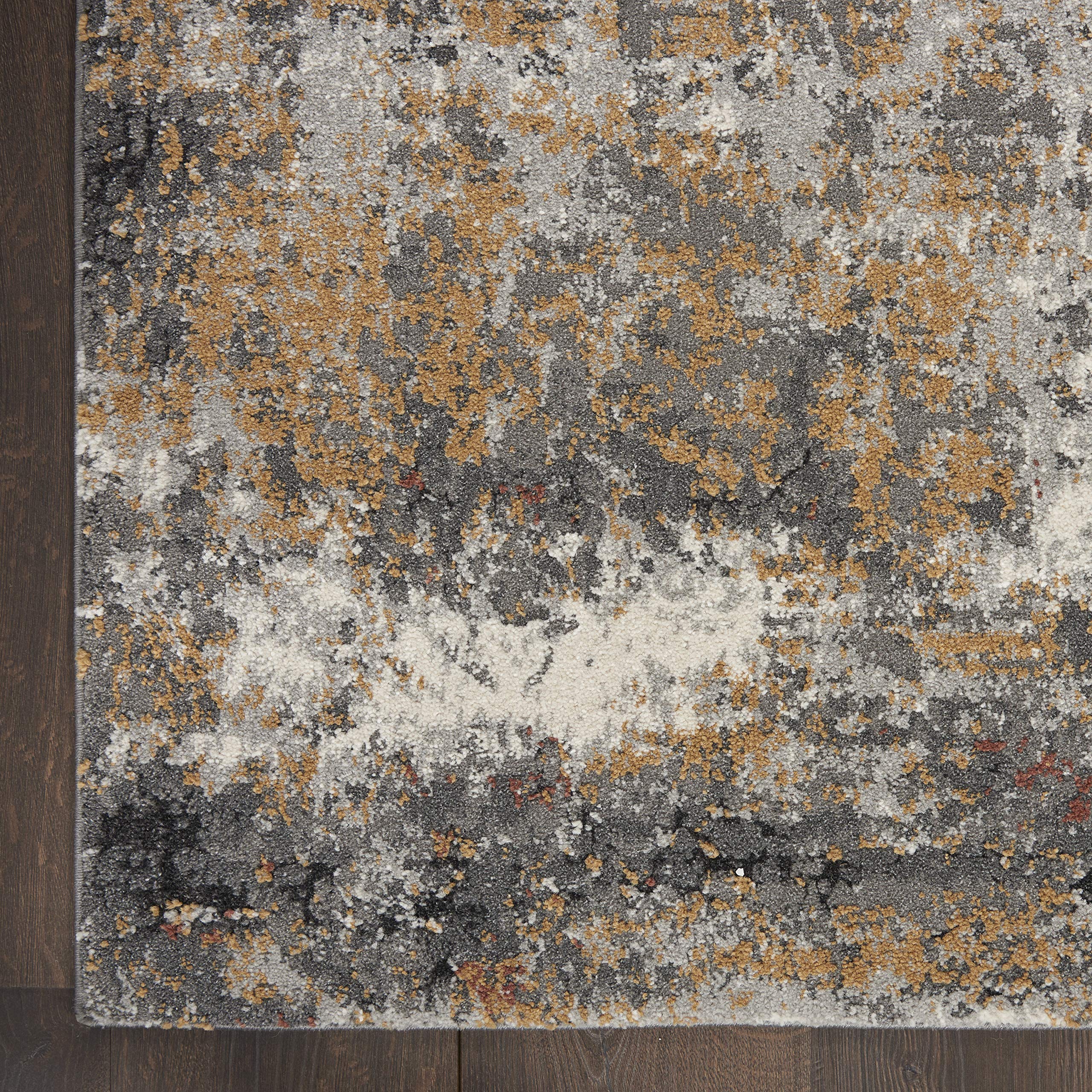 Nourison Ludlow Contemporary Grey/Multi 5'3