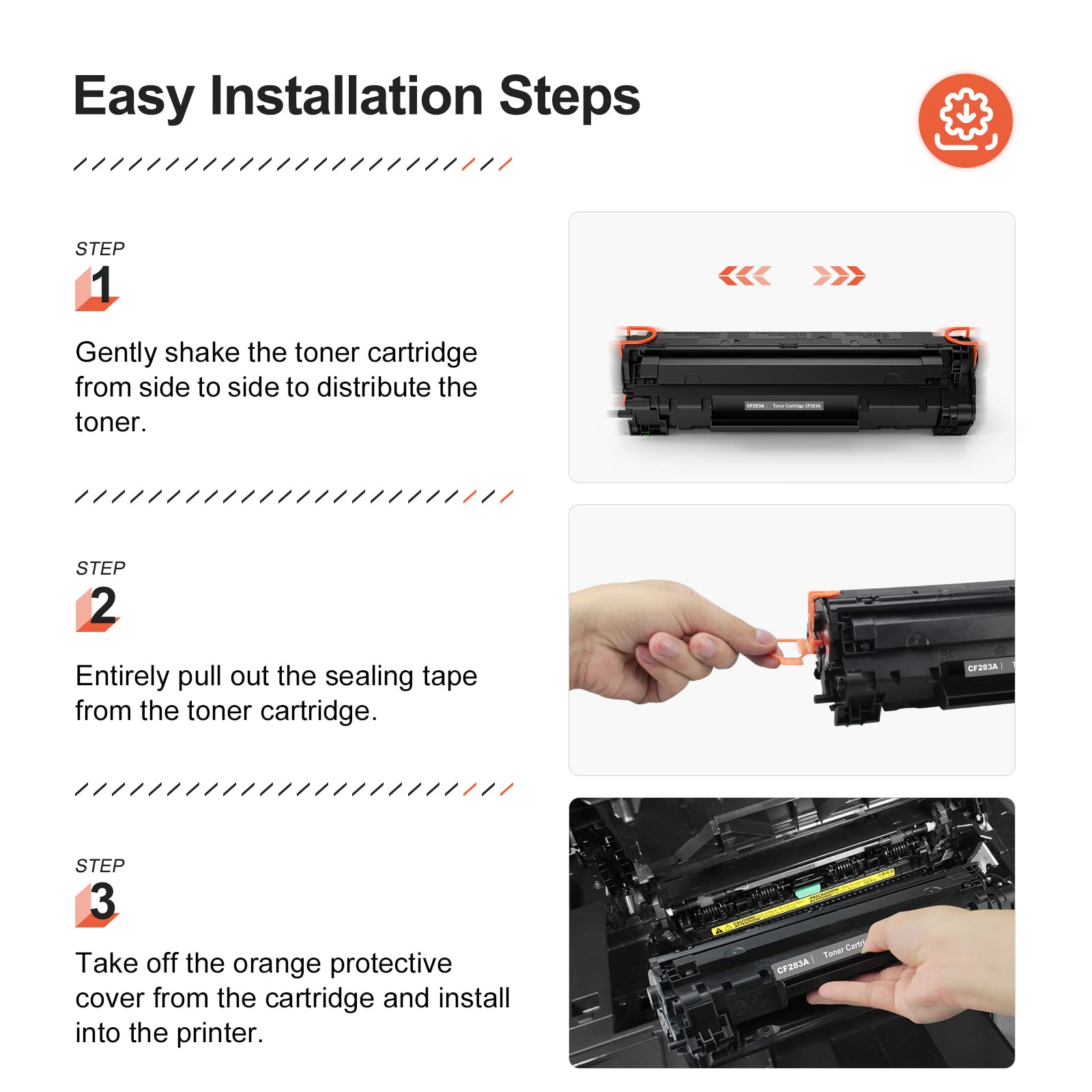 v4ink 4PK CE278A Compatible Toner Cartridge Replacement for HP 78A - High Yield Black Ink for HP Pro M1536dnf MFP, P1606dn, P1600, P1566, P1560 Printers | Perfect for Home Office & Small Business Printing Needs