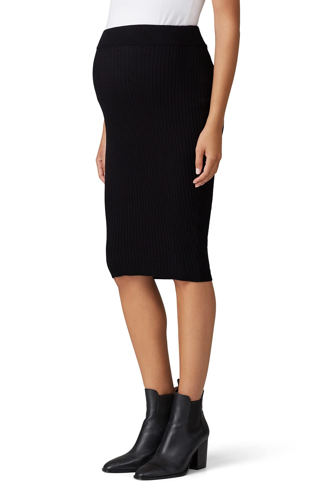 Seraphine Maternity Skirt - Black Small | Pre-Loved Jen Skirt from Rent the Runway | Perfect for Pregnancy, Work & Special Occasions