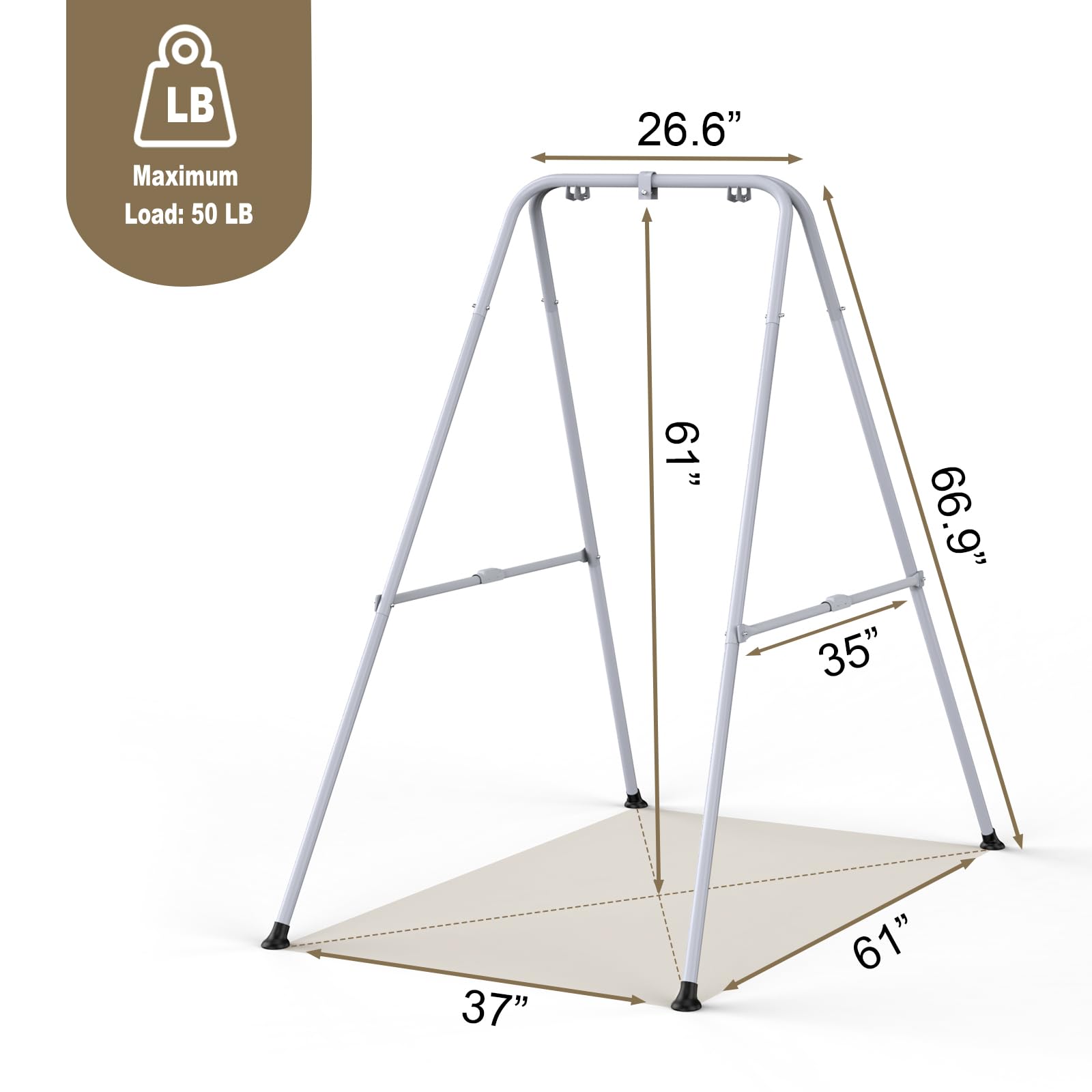 2 in 1 Baby Jumper with Swing - Indoor & Outdoor Toddler Bouncer with Foldable Stand - Perfect for Playtime, Backyard Fun & Nursery Entertainment