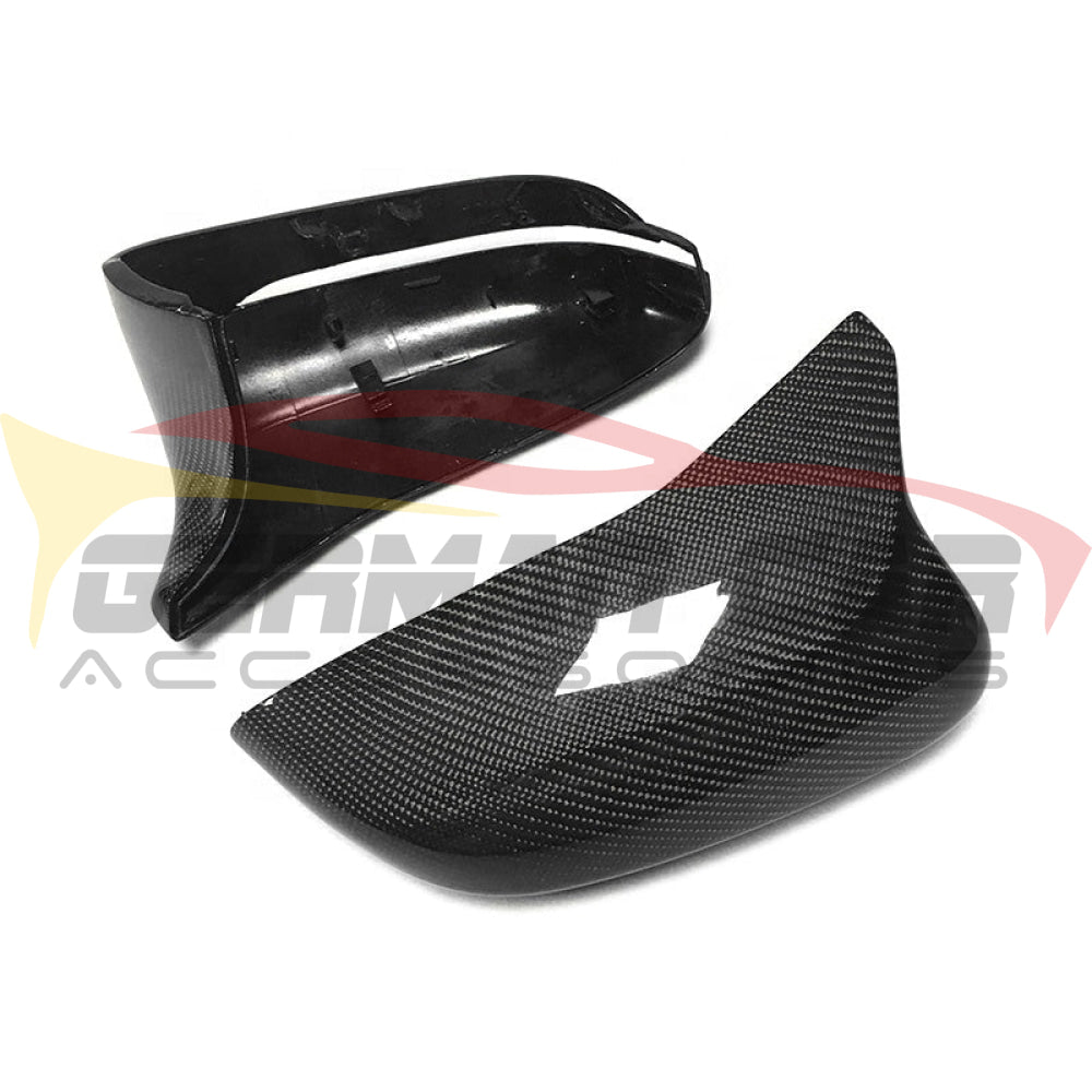 2018-2023 BMW M5 F90 Carbon Fiber Mirror Caps Replacement - Lightweight & Durable Exterior Upgrade for Enhanced Style & Aerodynamics - Perfect for Car Enthusiasts & Performance Tuning