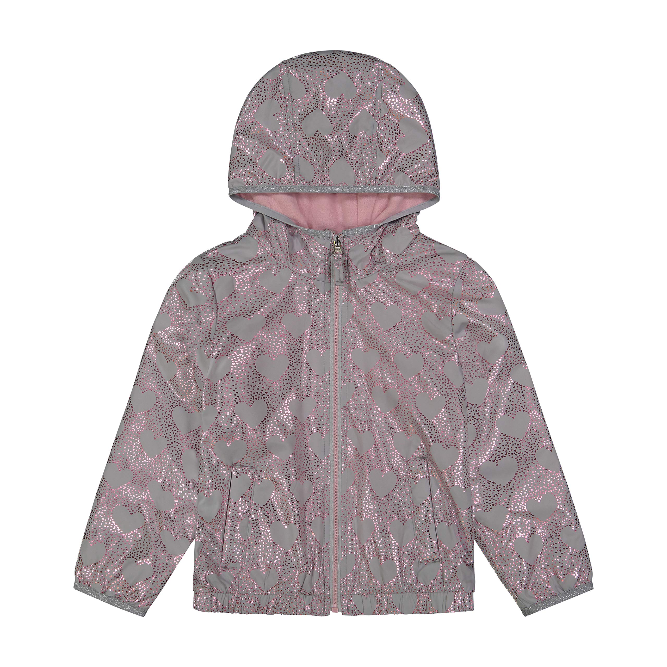 London Fog Girls' Midweight Fleece Lined Jacket - Warm Winter Coat for School & Outdoor Activities | Water-Resistant & Stylish