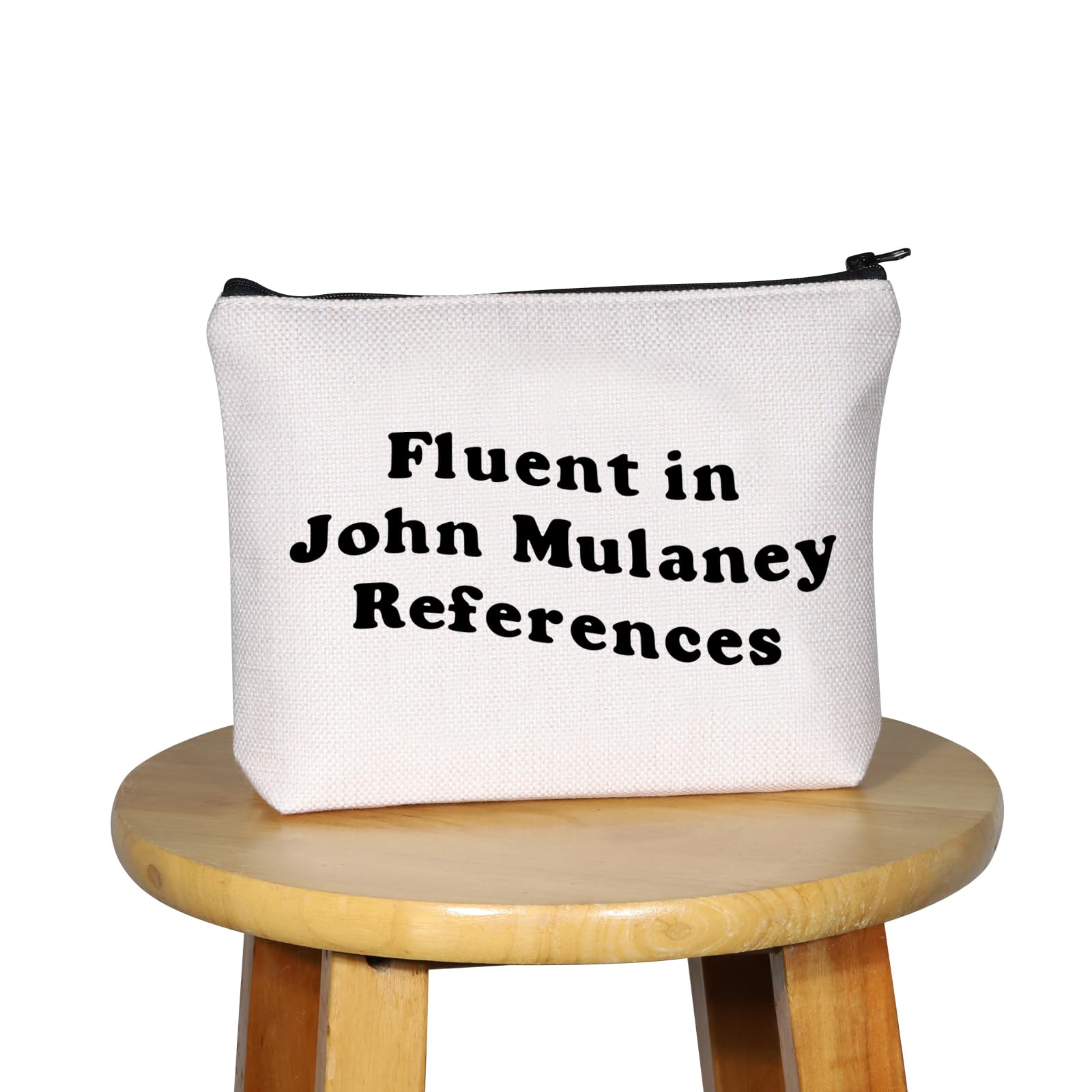 G2TUP John M Inspired Makeup Bag - Fluent in John M Stand-Up Comedy Fans Cosmetic Pouch - Perfect Gift for Comedy Lovers & SNL Enthusiasts - Great for Travel, Daily Use & Comedy Show Merch Collection