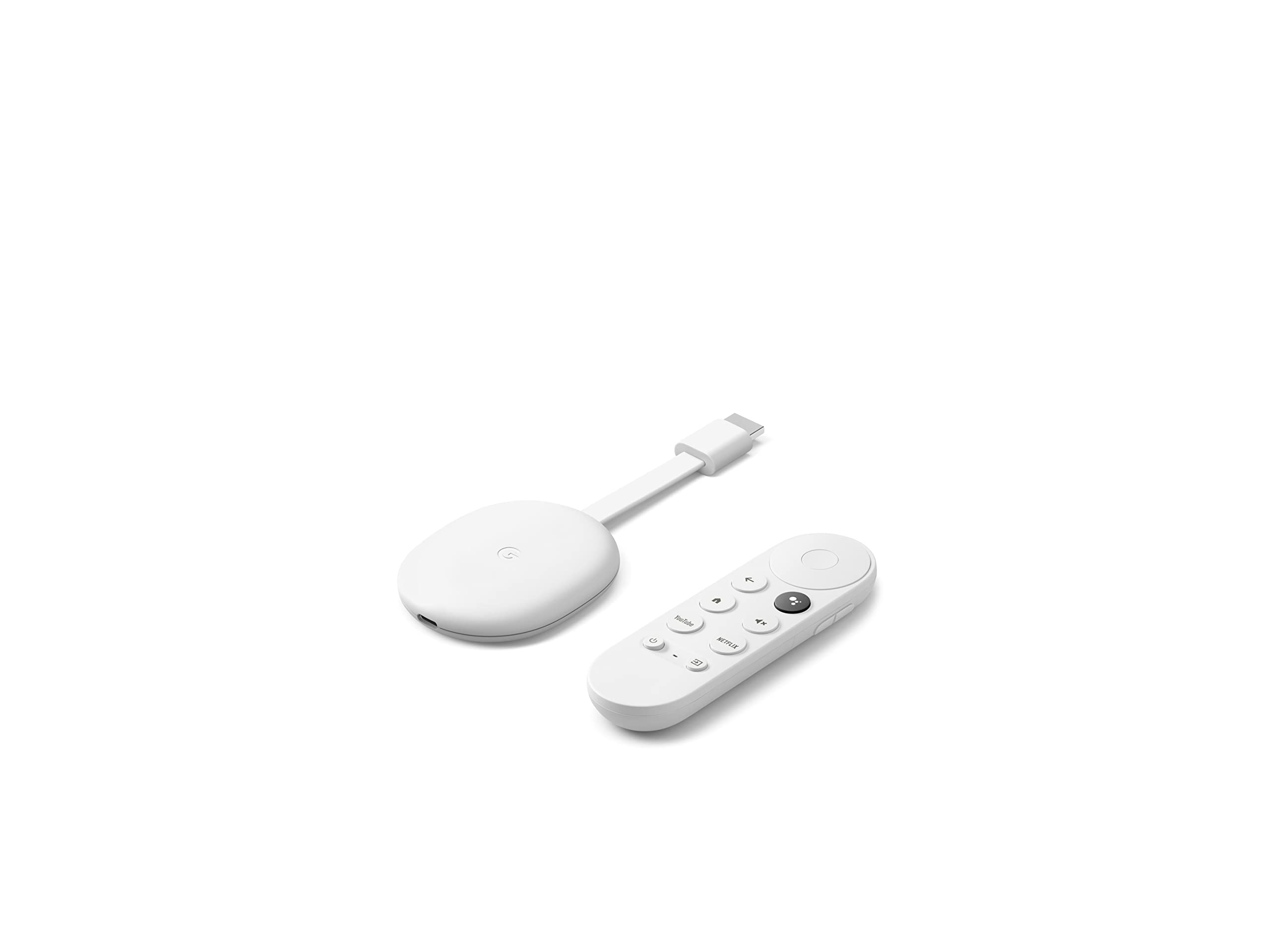 Google Chromecast with Google TV (4K) - Smart Streaming Stick with Voice Remote - 4K HDR Ultra HD, Dolby Vision - Watch Netflix, Disney+, YouTube & Live TV - Snow White - Perfect for Home Theater & Family Movie Nights