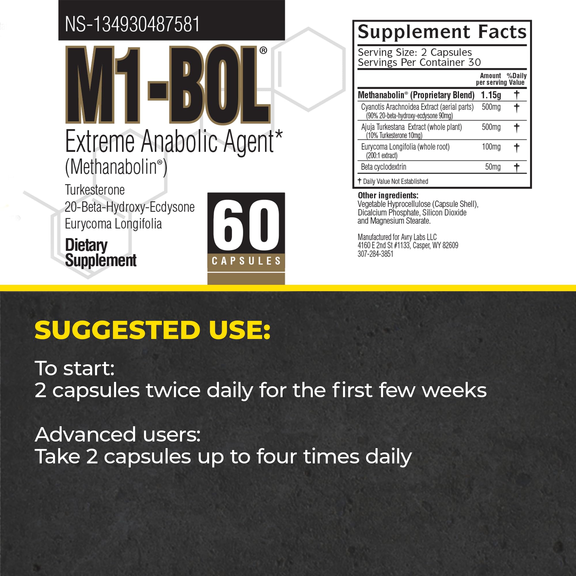 Mass Stack Bundle: M1-BOL & 17-BOL Extreme Anabolic Supplements for Muscle Growth, Recovery, Endurance, Fat Loss, Protein Synthesis & Testosterone Boost – Vegan, 1 Pack Each (30-Day Supply) | Pre-Workout & Post-Workout Supplement for Athletes & Bodybuilders