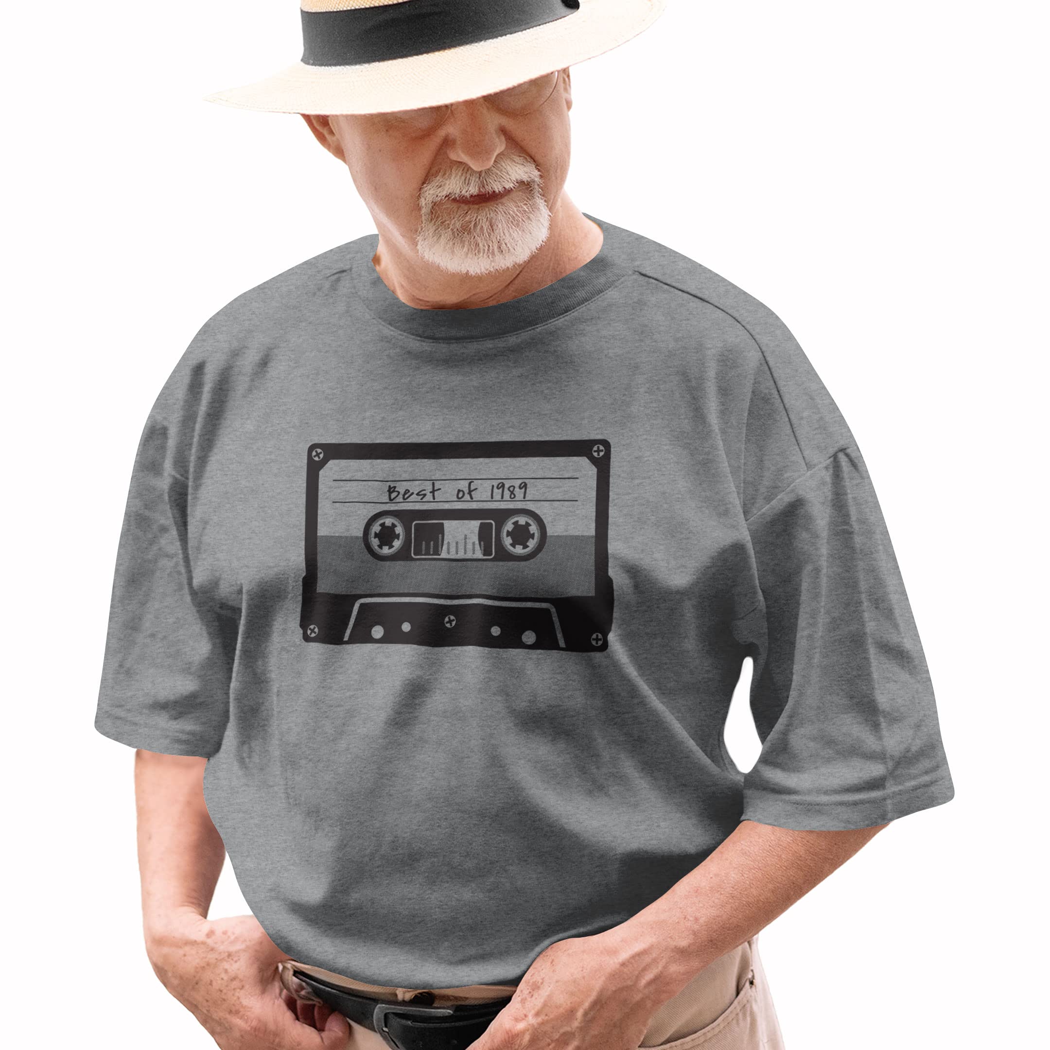Vintage 1980s 40th Birthday T-Shirt for Men - April Birthday Gift Idea - Funny 40 Year Old Shirt - Perfect for Parties & Celebrations