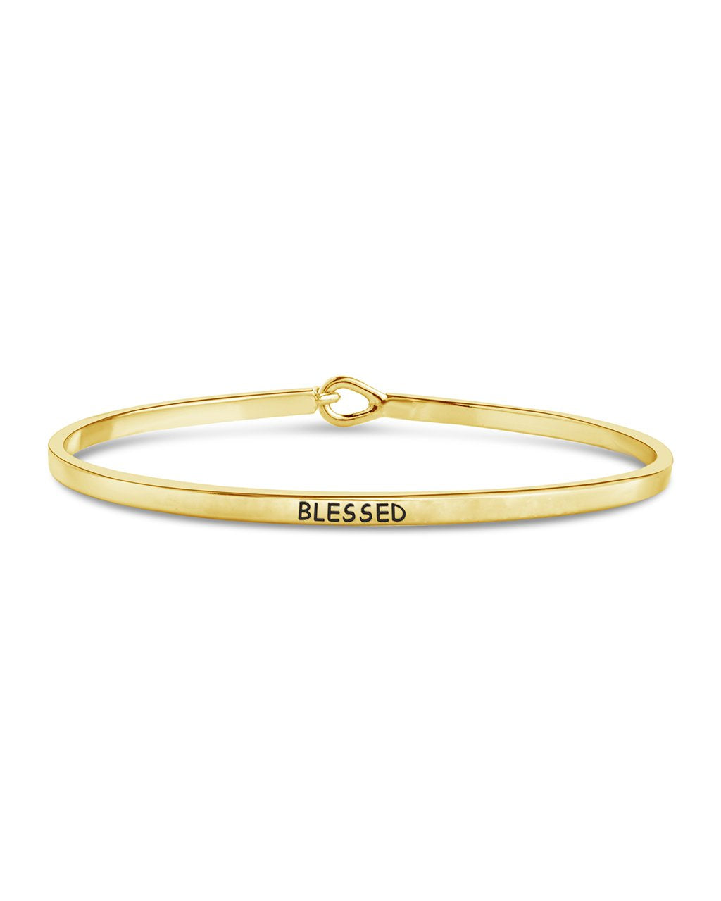 Mantra Hook and Eye Bangle Bracelet - Adjustable Yoga Meditation Jewelry for Women, Boho Chic Spiritual Accessories for Daily Wear & Special Occasions