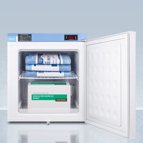 Accucold FS24L7MED2 Compact All Freezer - 2.4 Cu.Ft Energy Efficient Upright Freezer for Home, Garage, or Office - Perfect for Storing Frozen Food, Ice Cream, and Meal Prep