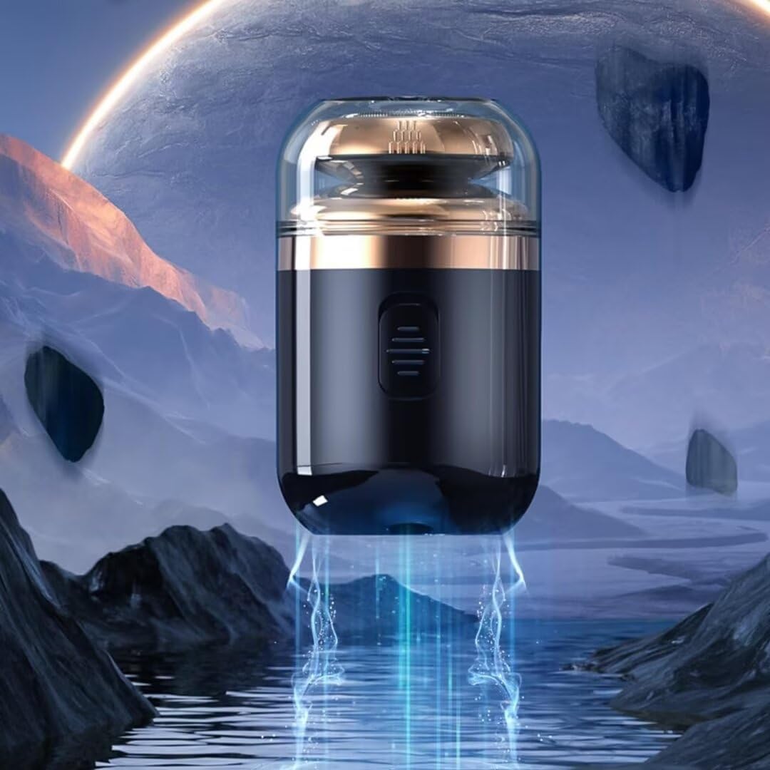 Palyrain Mini Portable Electric Shaver for Men - Waterproof Capsule Razor with Travel Case | Perfect for Travel, Gym, Office & Daily Grooming