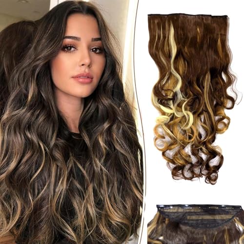 Staight Synthetic Golden Brown