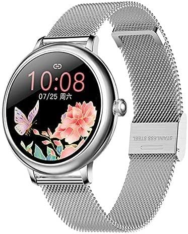 YHDErstpl Fitness Tracker Smart Watch for Women - Heart Rate Monitor, Blood Oxygen & Blood Pressure Tracker, Pedometer, Bluetooth Bracelet Compatible with iOS & Android - Perfect for Workouts, Running & Daily Activity Tracking (Color: A)