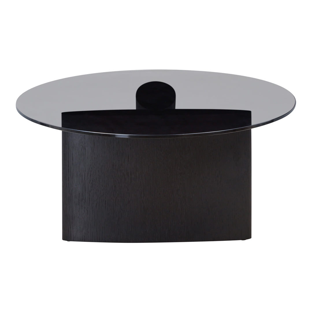Modern Oval Coffee Table - Minimalist Wooden Living Room Center Table for Small Spaces | Perfect for Apartments, Lounges & Cozy Home Decor