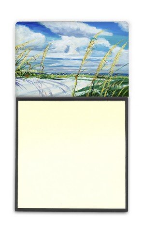 Sea Oats Sticky Note Holder - Cute Desktop Organizer for Office & Home Use - Perfect for Notes, Reminders & Memos