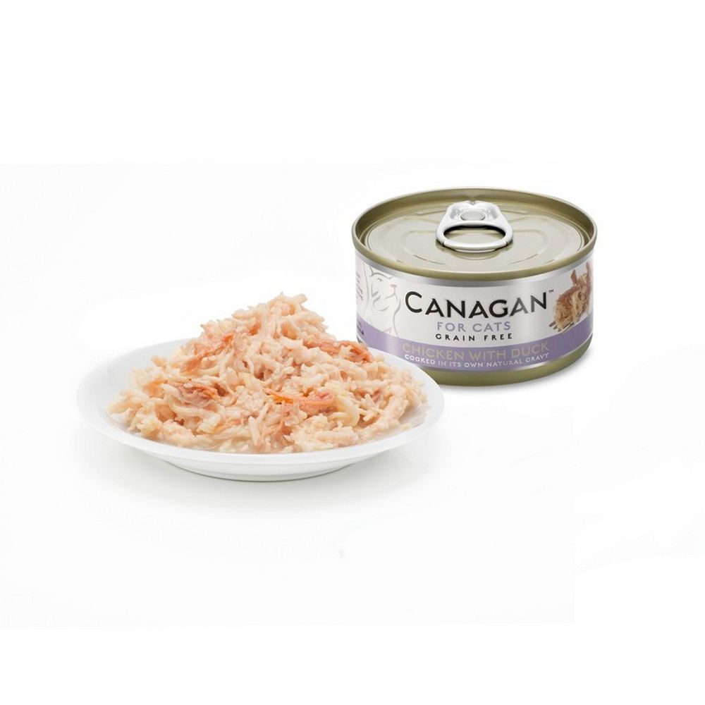 Grain-Free Chicken & Duck Wet Cat Food - High Protein, Natural Ingredients for Adult Cats - Perfect for Sensitive Stomachs & Picky Eaters - Mealtime & Treats
