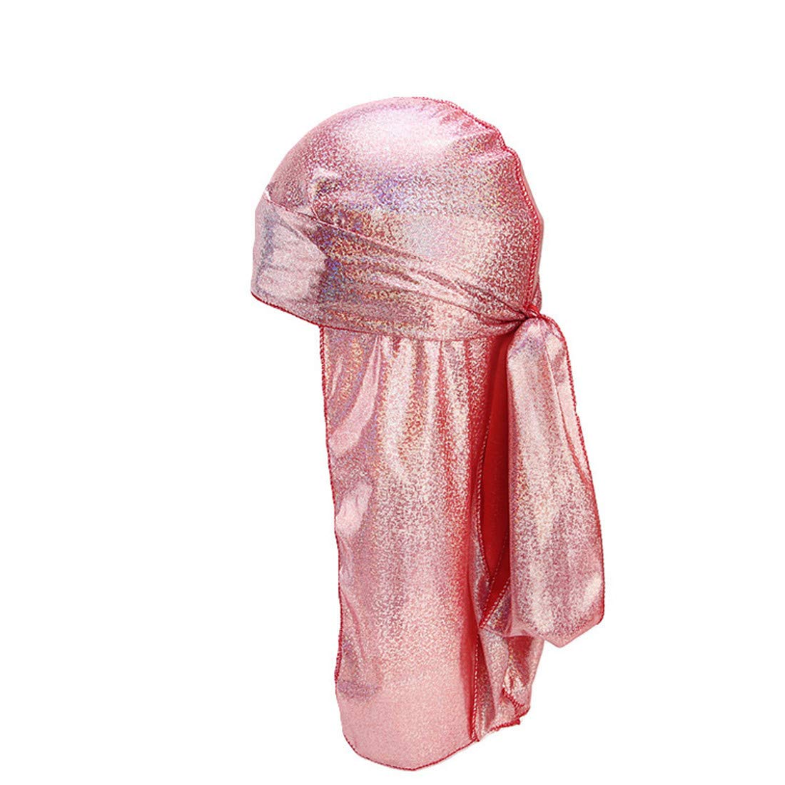 Silky Sparkly Durags for Men & Women - Shiny Turban Headwrap, Bandana & Wig Cap for Bikers - Perfect for Hair Protection, Fashion & Sports