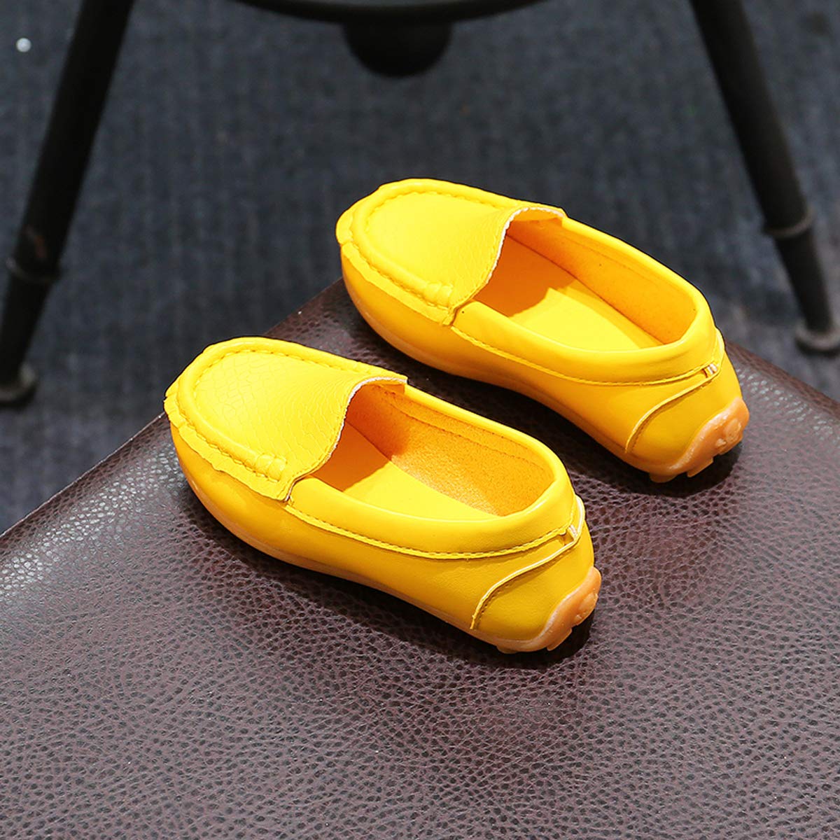 **Boys & Girls Toddler Slip-On Loafers - Soft Sole Moccasins in Candy Colors for Kids - Perfect for School, Play & Everyday Comfort**