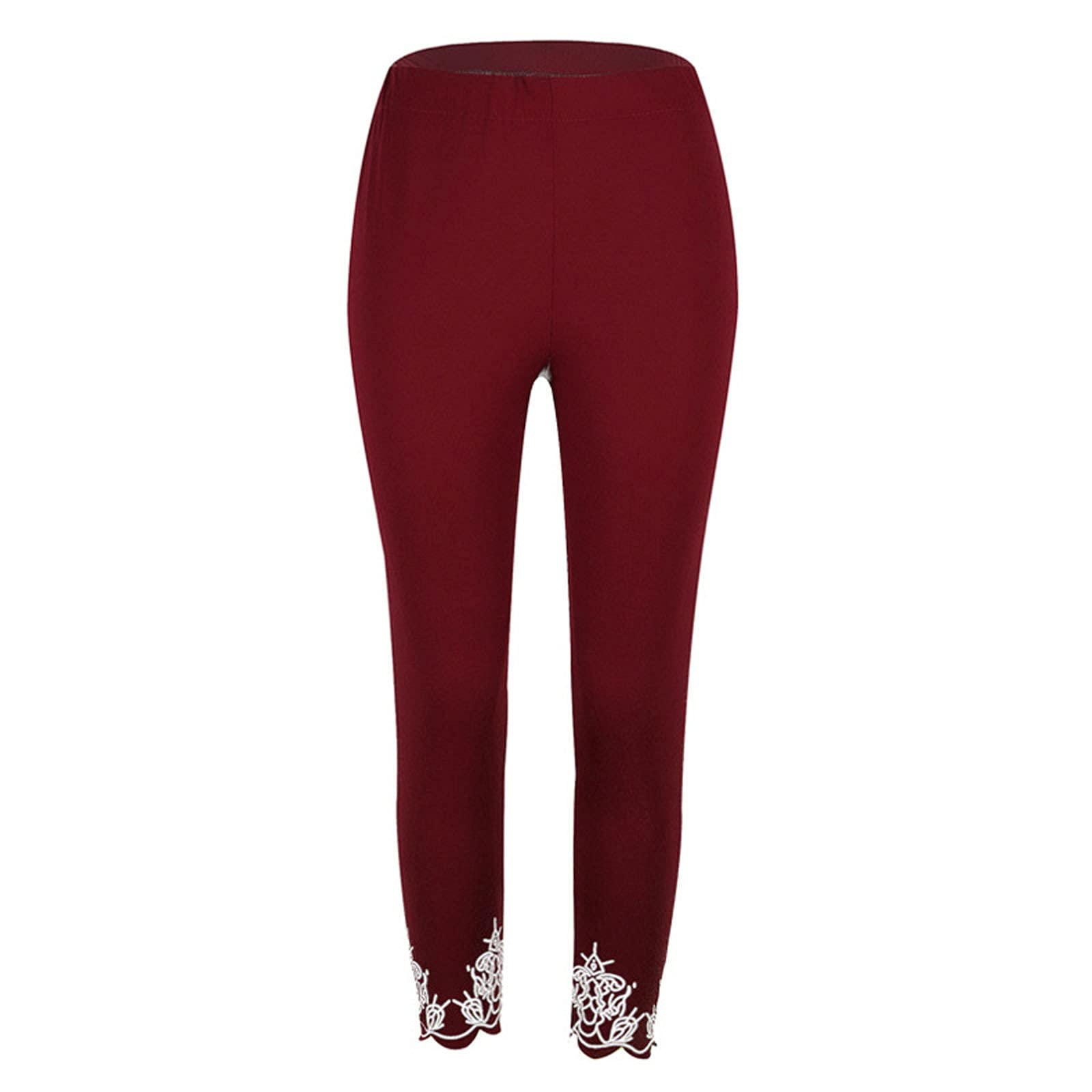 Women's High-Waisted Running Yoga Pants - Stretchy Mid-Elastic Workout Leggings for Fitness, Cross Training & Gym - Printed Sports Pants for Running, Yoga, Pilates & Everyday Active Wear