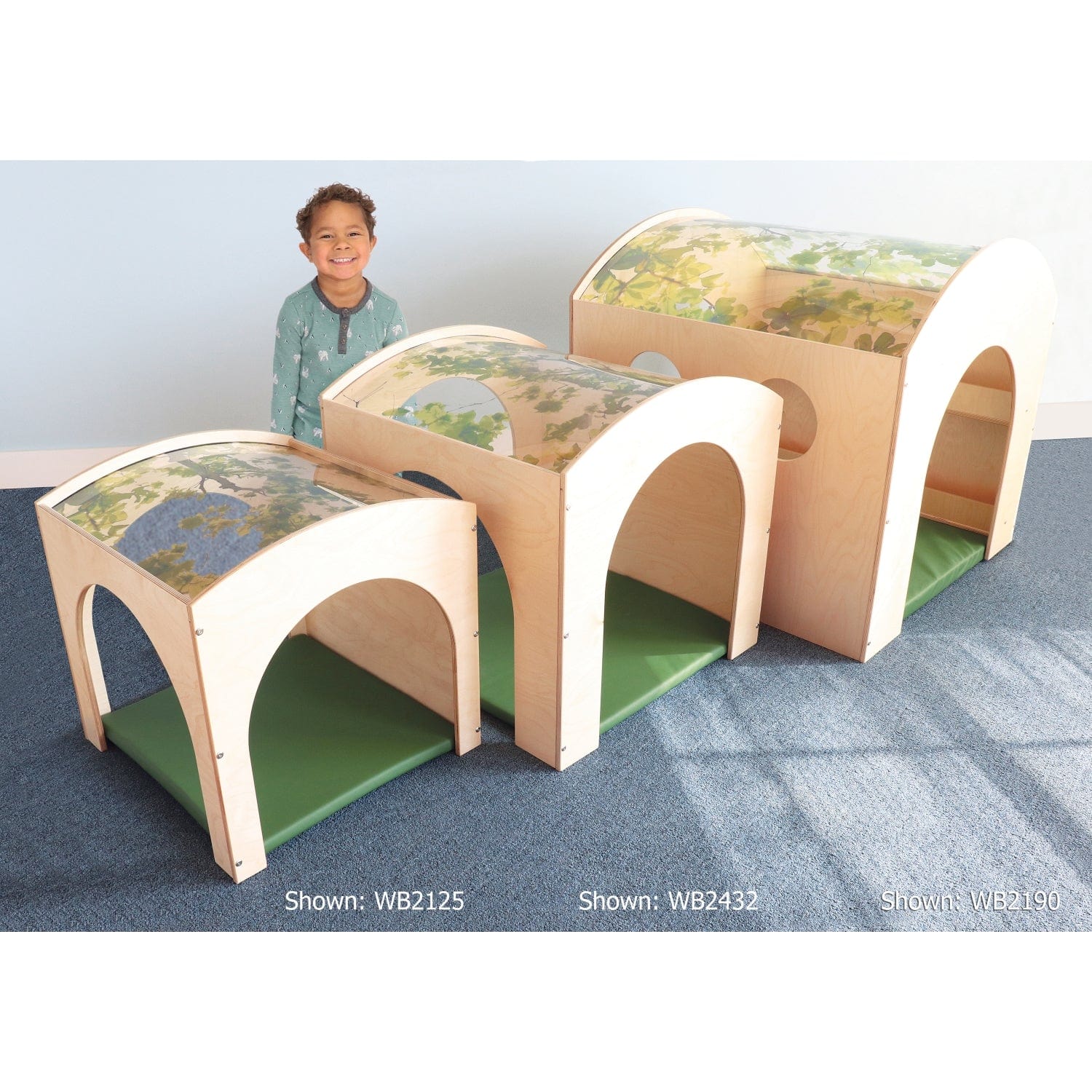 Nature View Toddler Reading Retreat Set - Cozy Kids Book Nook with Storage for Bedroom, Playroom & Homeschool - Perfect Montessori Learning Corner for Toddlers Ages 2-4