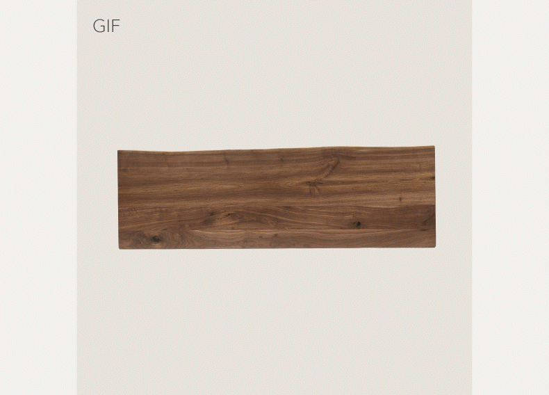 Black Walnut Solid Wood Bed Frame - Wabi Sabi Style Minimalist Bedroom Furniture for Zen & Japandi Home Decor