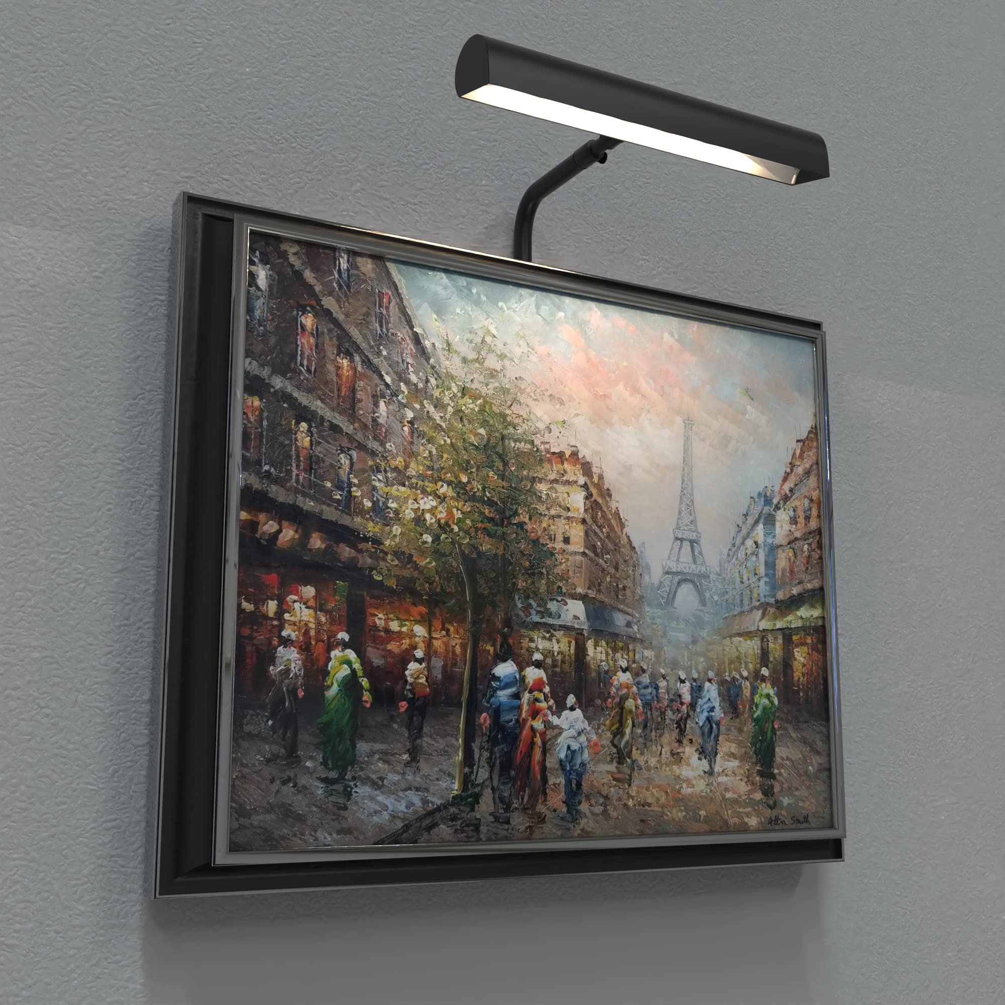 Cocoweb 36 Inch Classic LED Picture Light - Oil Rubbed Bronze Finish with Plug-in Adapter - Perfect for Artwork, Gallery Wall & Home Decor Lighting