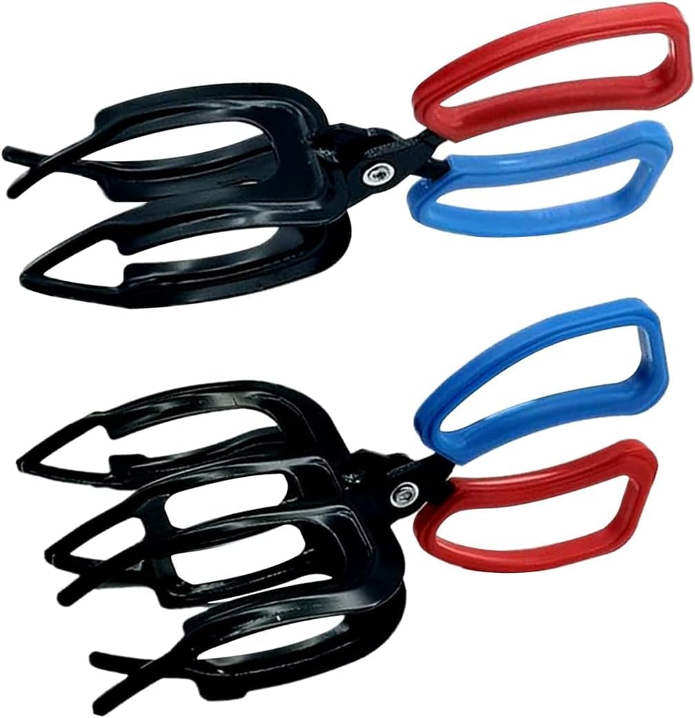 2024 Upgraded High-Strength Metal Claw Fish Gripper - Multifunctional 3-Tooth Fishing Pliers for Saltwater & Freshwater Fishing | Perfect for Catch & Release, Boat Fishing & Ice Fishing