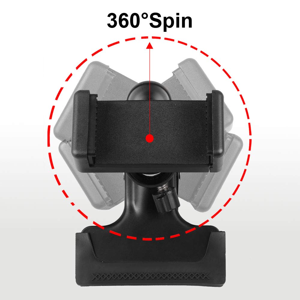 Guitar Bass Headphone Holder - Compatible with iPhone & Samsung for Live Streaming & Music Practice