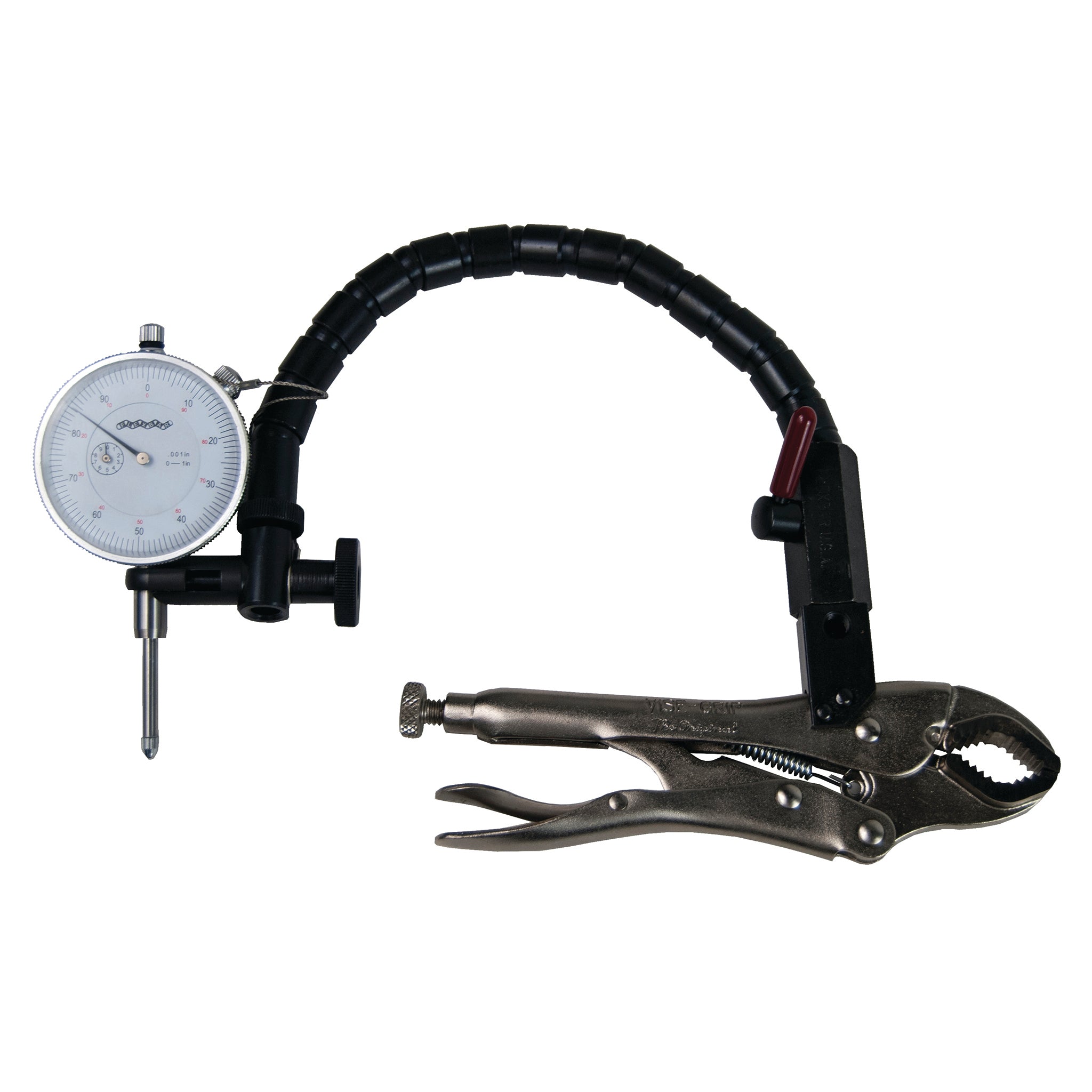 Flexbar® Vise Grip Indicator Kit - Professional Precision Measuring Tool for Metalworking & Machining - Perfect for Workshop, Garage & Industrial Use