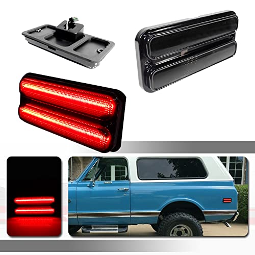 Smoked Lens Rear Red Led lights