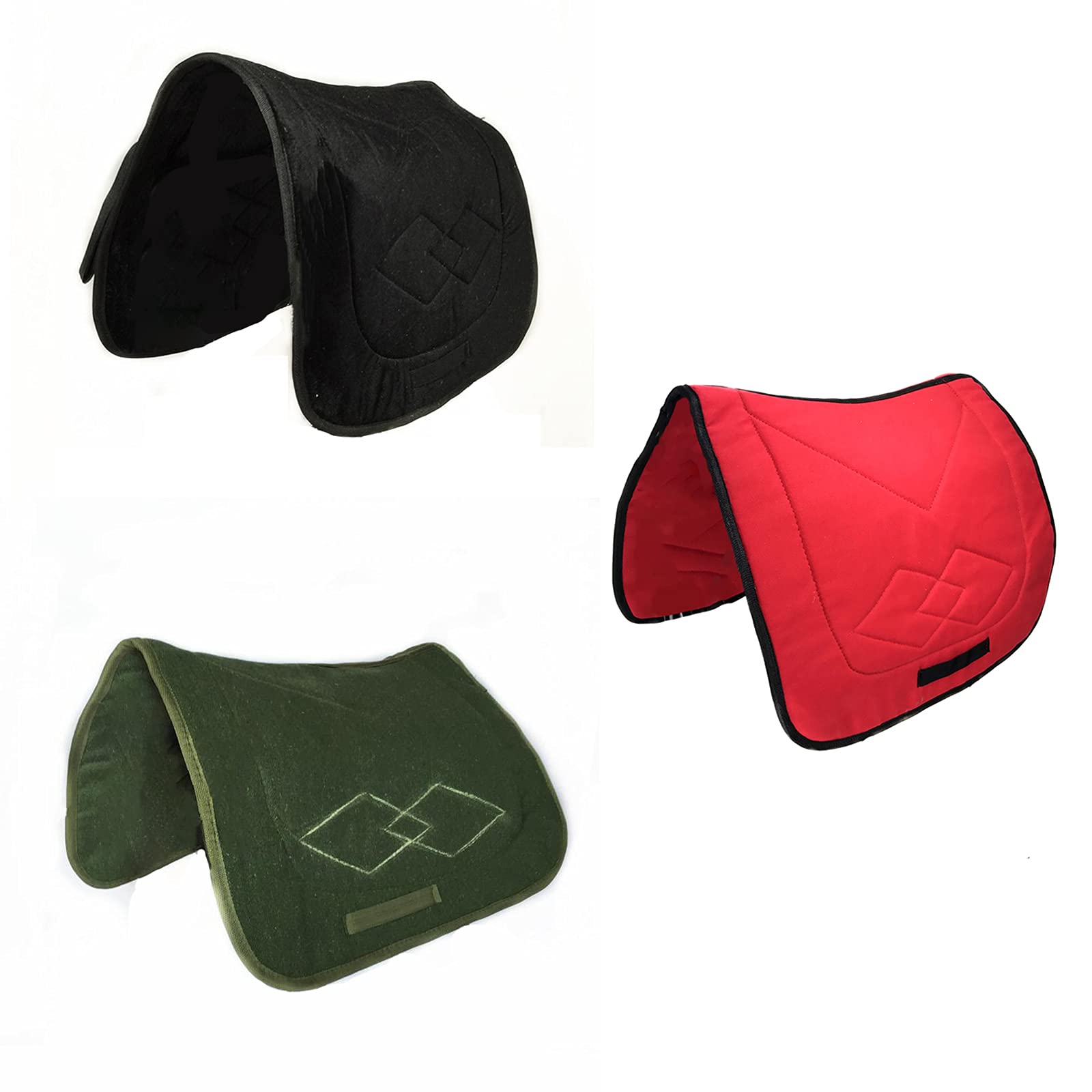 Premium All-Purpose Saddle Pad for Horses - Breathable Bareback Riding Pad with Non-Slip Design | Multiple Colors Available | Perfect for Trail Riding, Training & Show Jumping