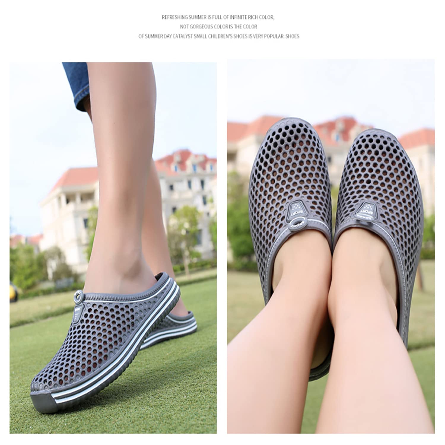 **Women's Garden Clogs - Breathable Water Shoes for Beach, Bathing, Walking & Travel - Comfortable Slip-On Slippers for Home & Outdoor Use**    *(Use Cases: Perfect for beach outings, poolside lounging, gardening, travel, and relaxing at home.)*