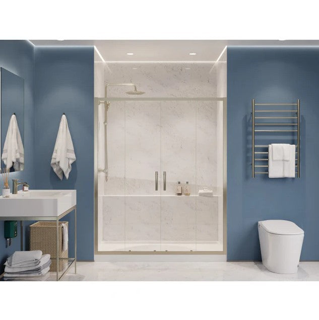 Anzzi SD AZ15 01BN Enchant Framed Sliding Shower Door - 70