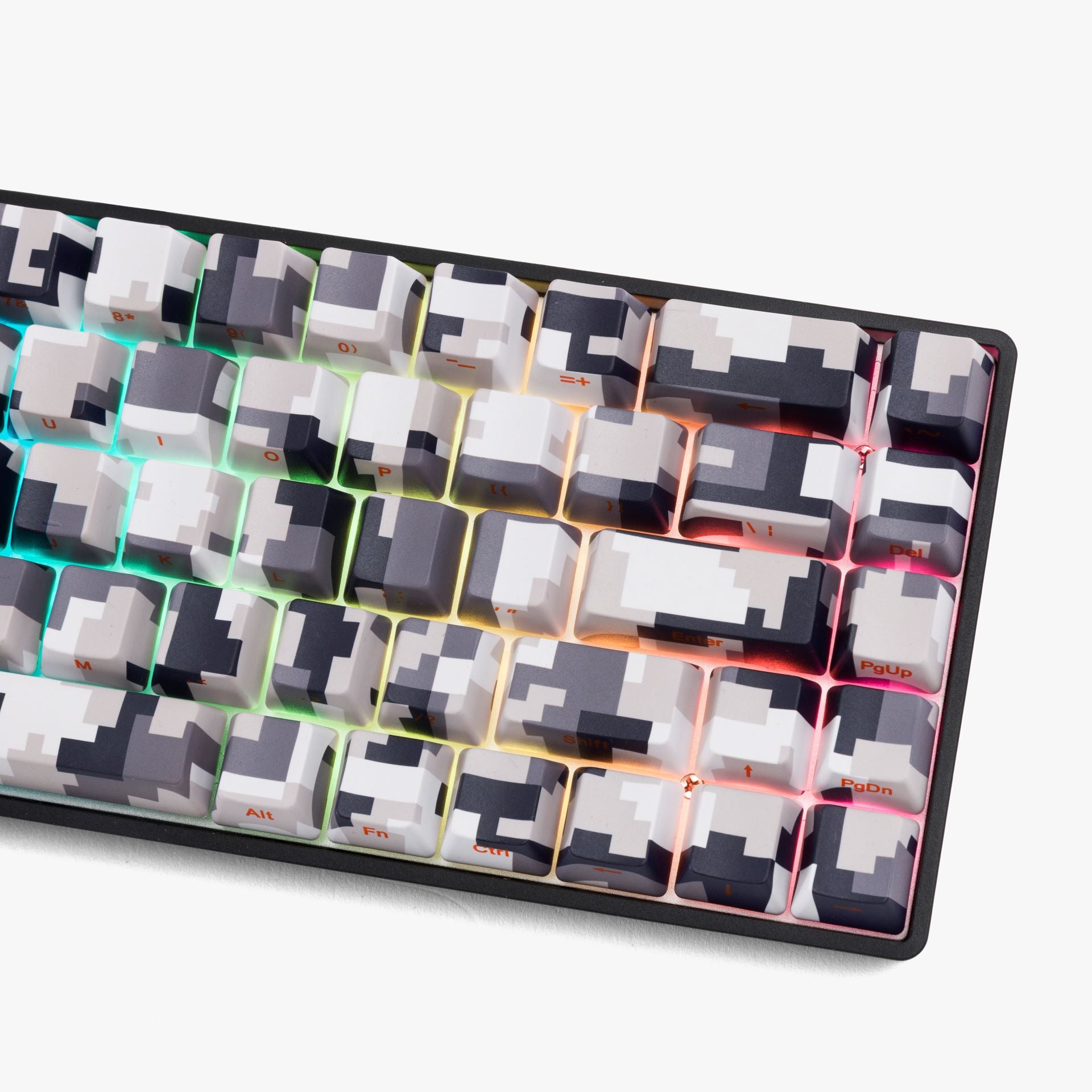 DIGICAMO Basecamp 65 Mechanical Keyboard - ARCTIC White | Compact 65% Layout, Hot-Swappable Switches, RGB Backlit | Perfect for Gaming, Office Work & Programming