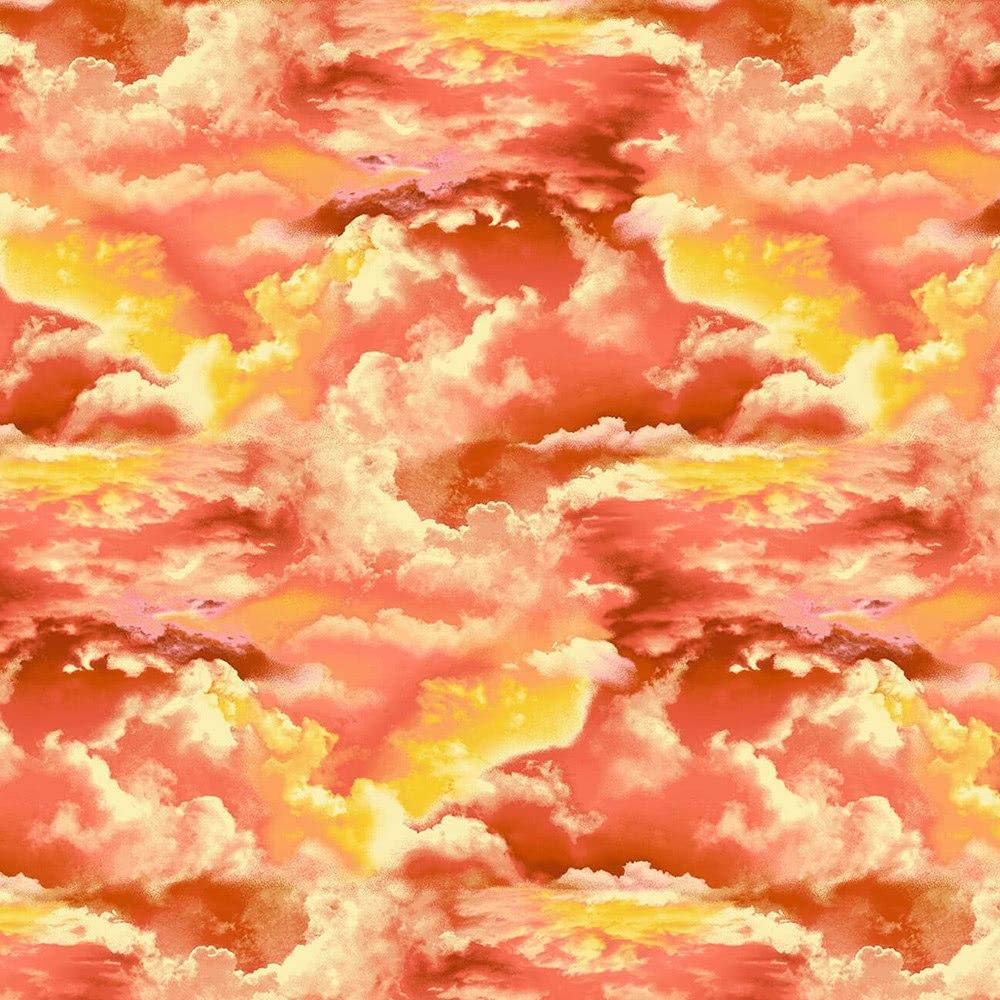 Studio E Fabrics The Lightkeeper's Quilt - Cape Cod Clouds Sunset Design - Premium Quilting Fabric for Bedding, Home Decor & Craft Projects