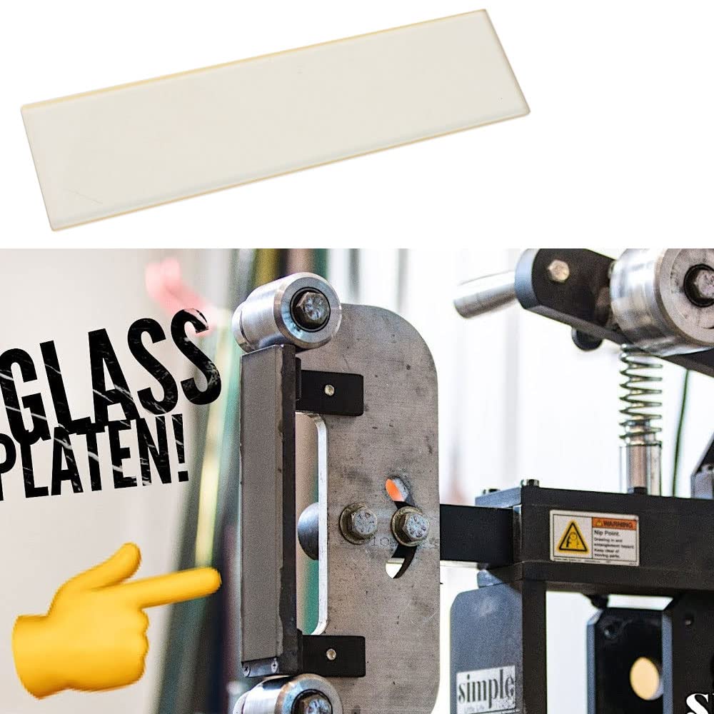 Premium Ceramic Glass Platen Liner for Belt Sander Grinder - 200x50x5mm - Durable Sanding Surface for Woodworking & Metal Polishing - Perfect for DIY Projects & Professional Workshops