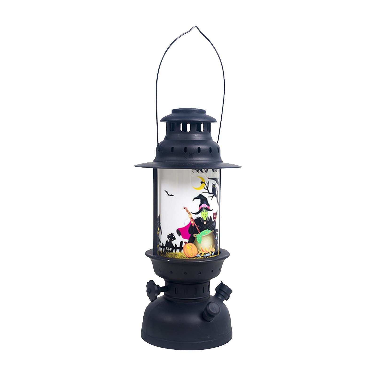Creative Halloween LED Candle Lights - Portable Flameless Battery Operated Candles for Home Decor, Indoor Party, Table Centerpiece & Spooky Atmosphere (Black, Set of 6) - Perfect for Halloween Parties, Dinner Tables, Fireplace Mantels & Cozy Home Ambiance