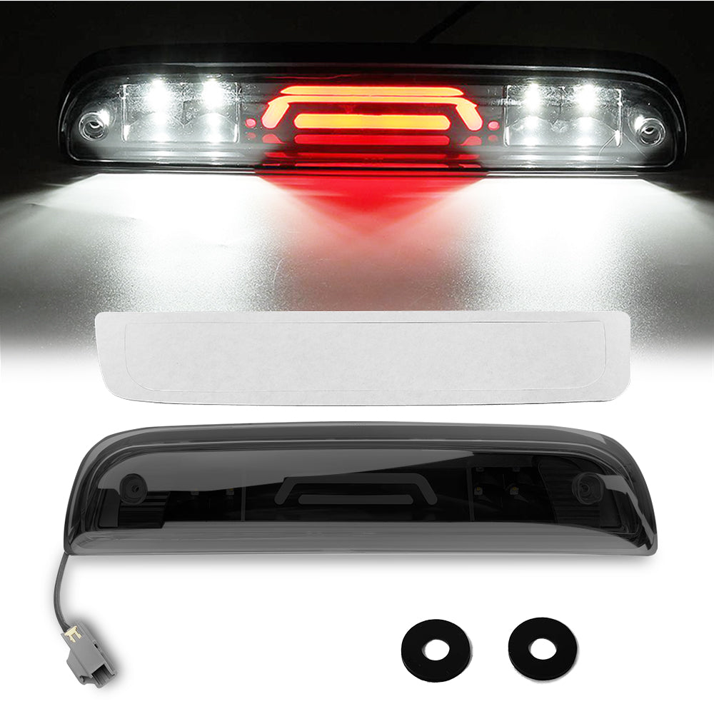 Smoked LED Third Brake Light for 2014-2018 Chevy Silverado & GMC Sierra 1500/2500/3500 HD Trucks - Upgrade Rear Safety Lighting for Night Driving & Towing