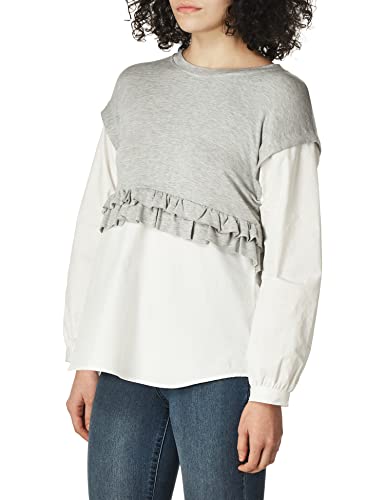 Heather Light Grey Combo/White