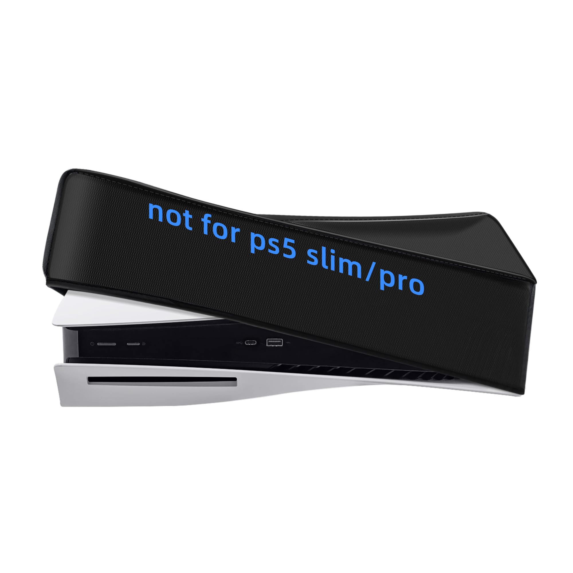 Wigearss Waterproof Dustproof Scratch-Resistant Protective Cover for PS5 (Not for PS5 Slim/PS5 Pro) - Perfect for Gaming Console Storage & Travel Protection