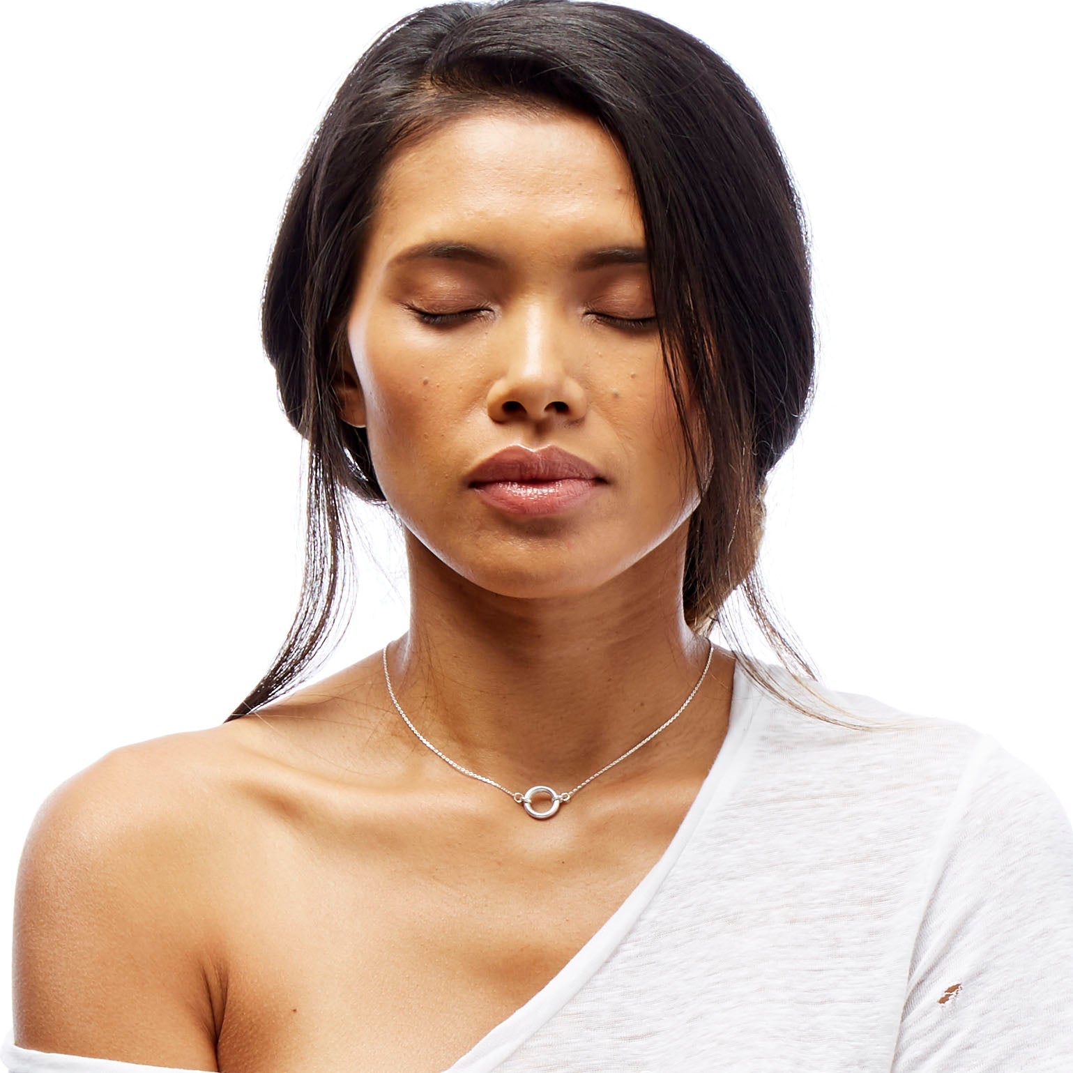 VIRTUOUS Full Circle Necklace - Handmade Peacebomb Jewelry from Laos | Sustainable Ethical Fashion Gift for Women | Perfect for Everyday Wear, Special Occasions & Meaningful Gifts
