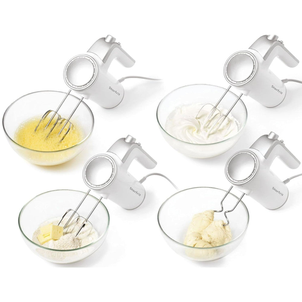 STARFRIT 24226 5-Speed Electric Hand Mixer - Powerful Kitchen Mixer for Baking, Whipping, Blending - Perfect for Cakes, Cookies, Dough & More