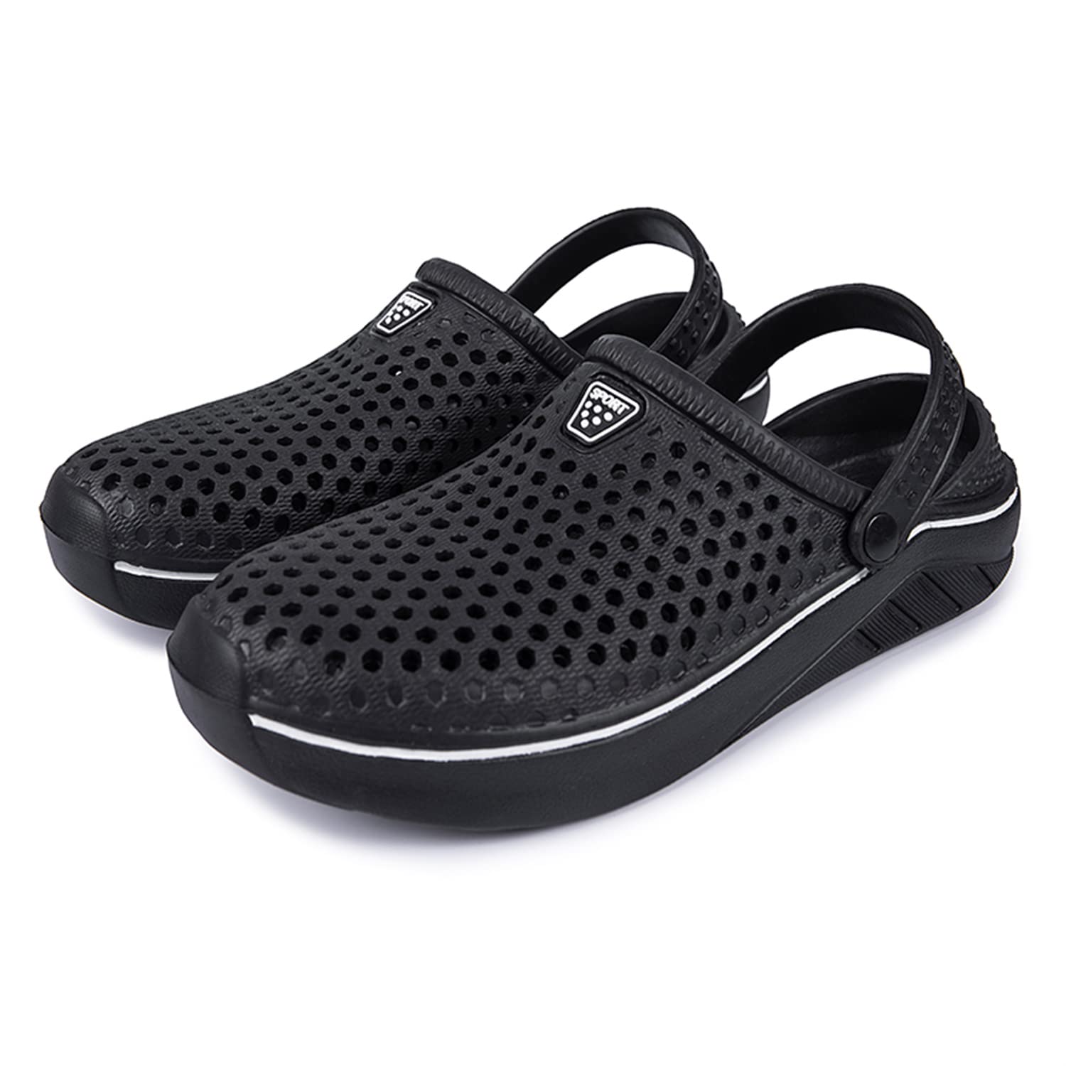 DRESER Women's Garden Clogs - Breathable Water Shoes for Beach, Pool, Bathing & Walking - Comfortable Non-Slip Slippers for Home, Travel & Outdoor Activities