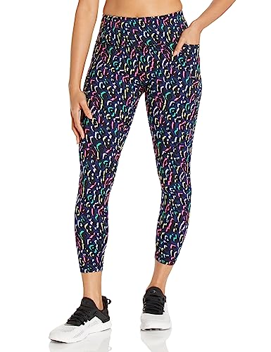 Blue Rainbow Leopard Print