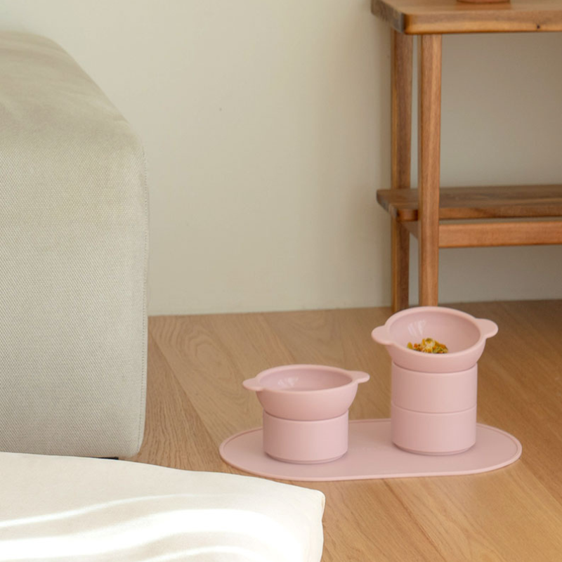 Soft Non-Slip Pet Feeding Mat - Waterproof Dog Cat Bowl Placemat in Multiple Colors | Perfect for Mealtime, Travel & Easy Cleaning