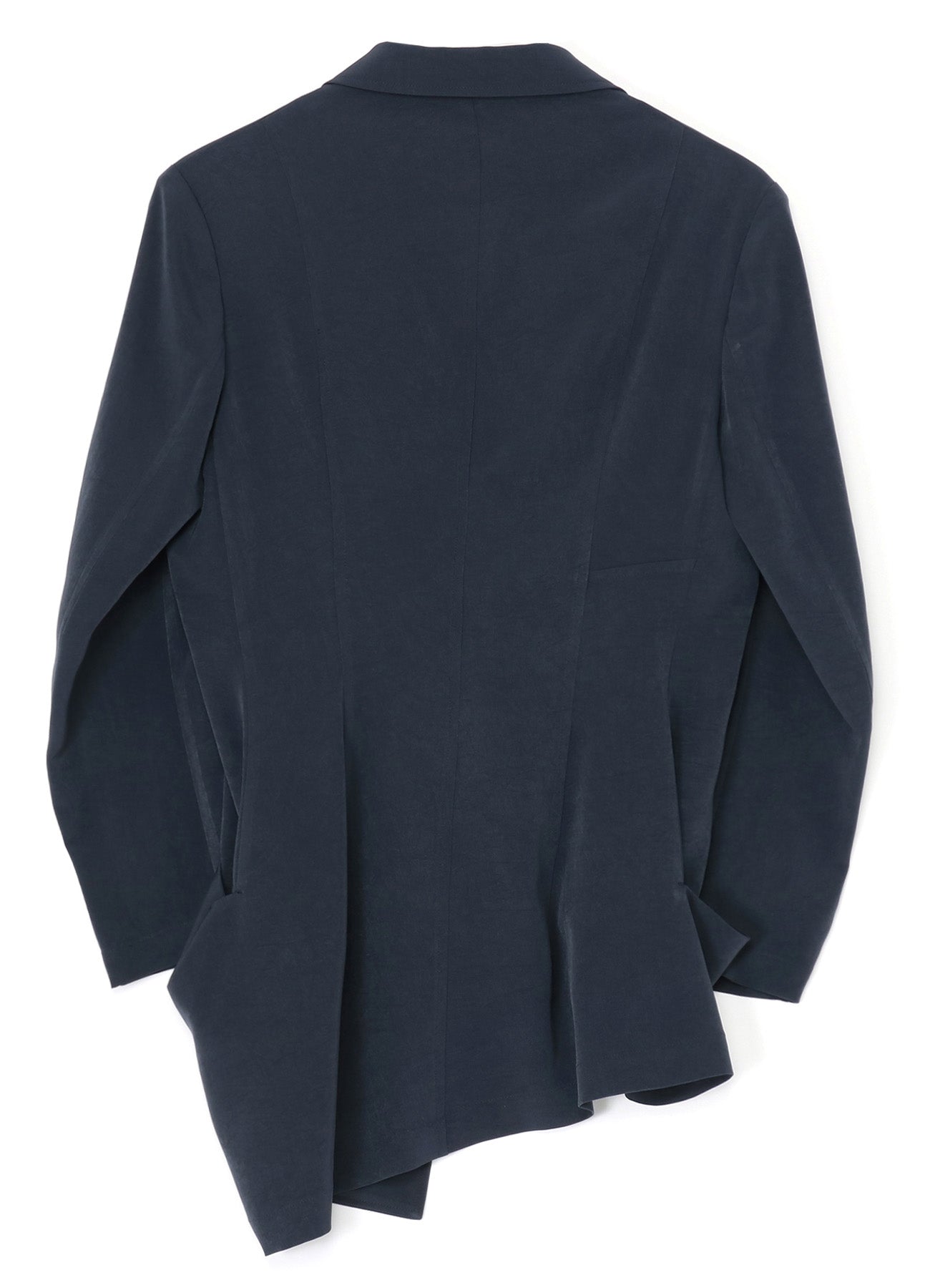 Elegant Crepe de Chine Asymmetric Jacket for Women - Lightweight & Stylish Outerwear for Office, Evening Events & Date Nights