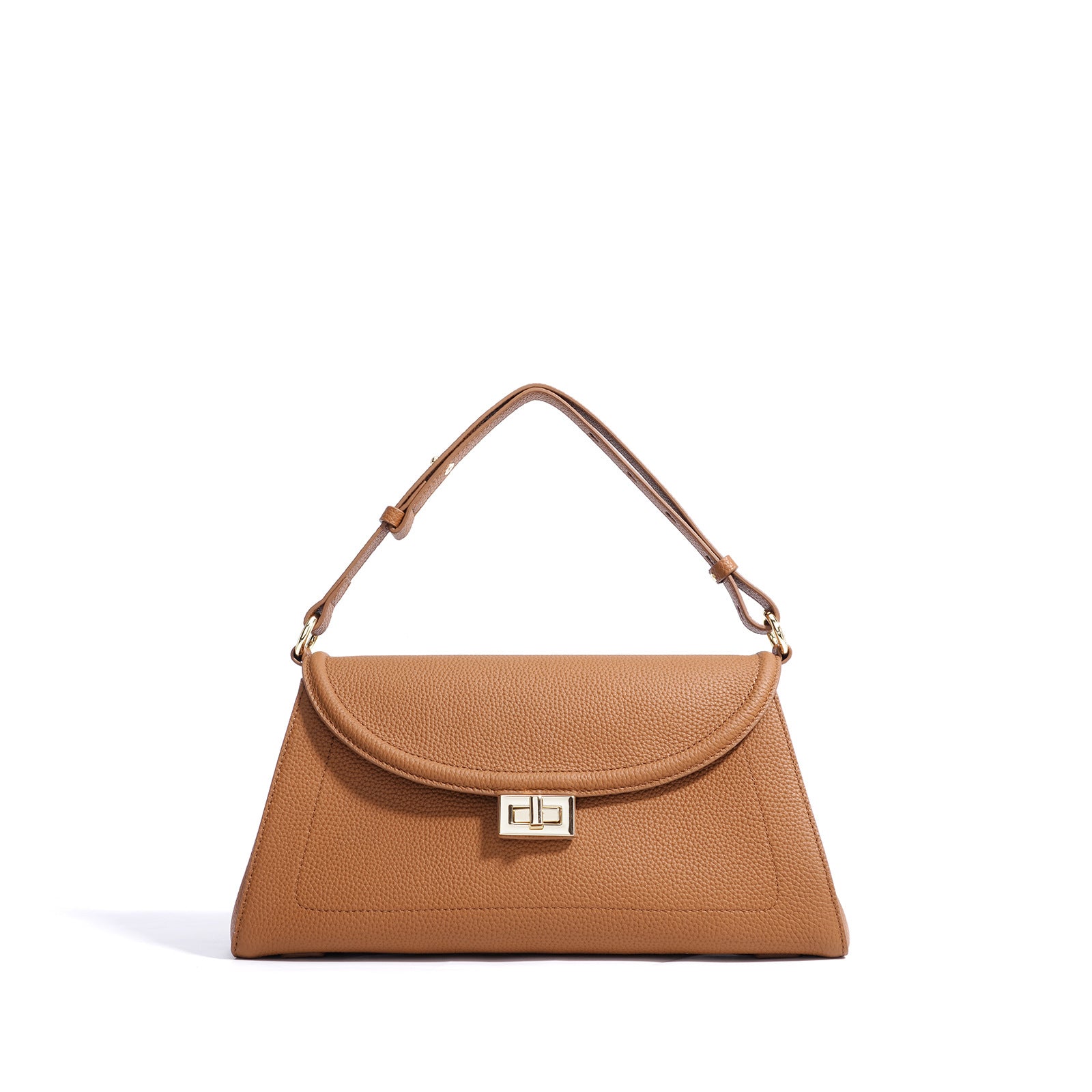Genuine Leather Crossbody Shoulder Bag for Women - Stylish Underarm Purse for Daily Use, Travel & Shopping