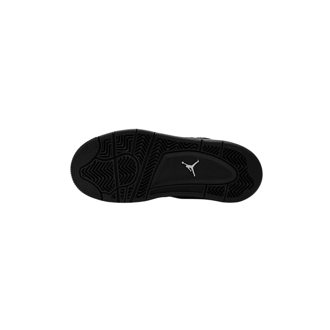 Air Jordan 4 Retro Black Cat (2020) PS Men's Basketball Shoes - Black & Light Graphite Colorway for Streetwear & Sneaker Collection