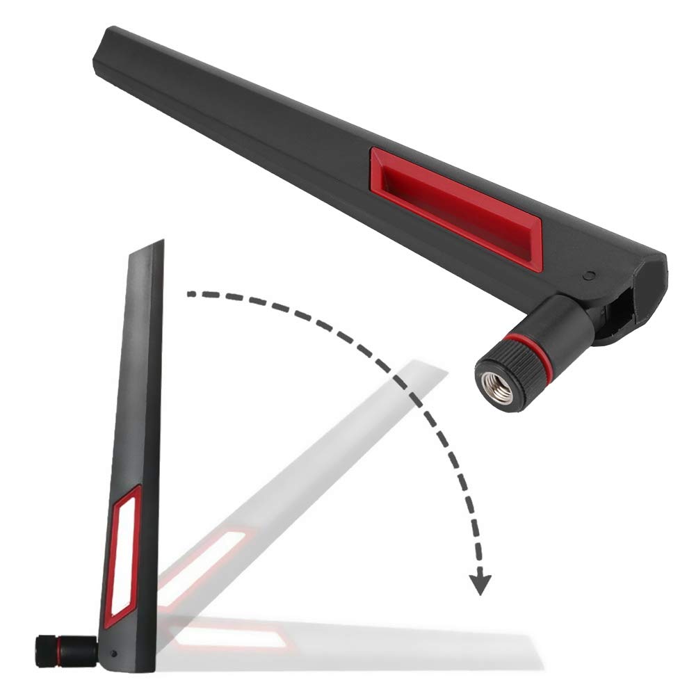 High Gain 8dBi RP-SMA Antenna for ASUS RT-AC68U/AC88U/AC66U Routers - Dual Band 2.4GHz & 5GHz WiFi Booster (4 Pack) - Perfect for Home Office, Gaming & Streaming Enhancement