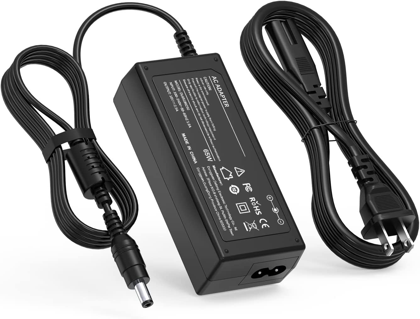 Original Cricut 18V Power Adapter Replacement for Explore Air 2/Maker/Expression2/Create/Cake/Mini/Original/One - Black Power Cord for DIY Crafting, Scrapbooking & Vinyl Cutting Projects