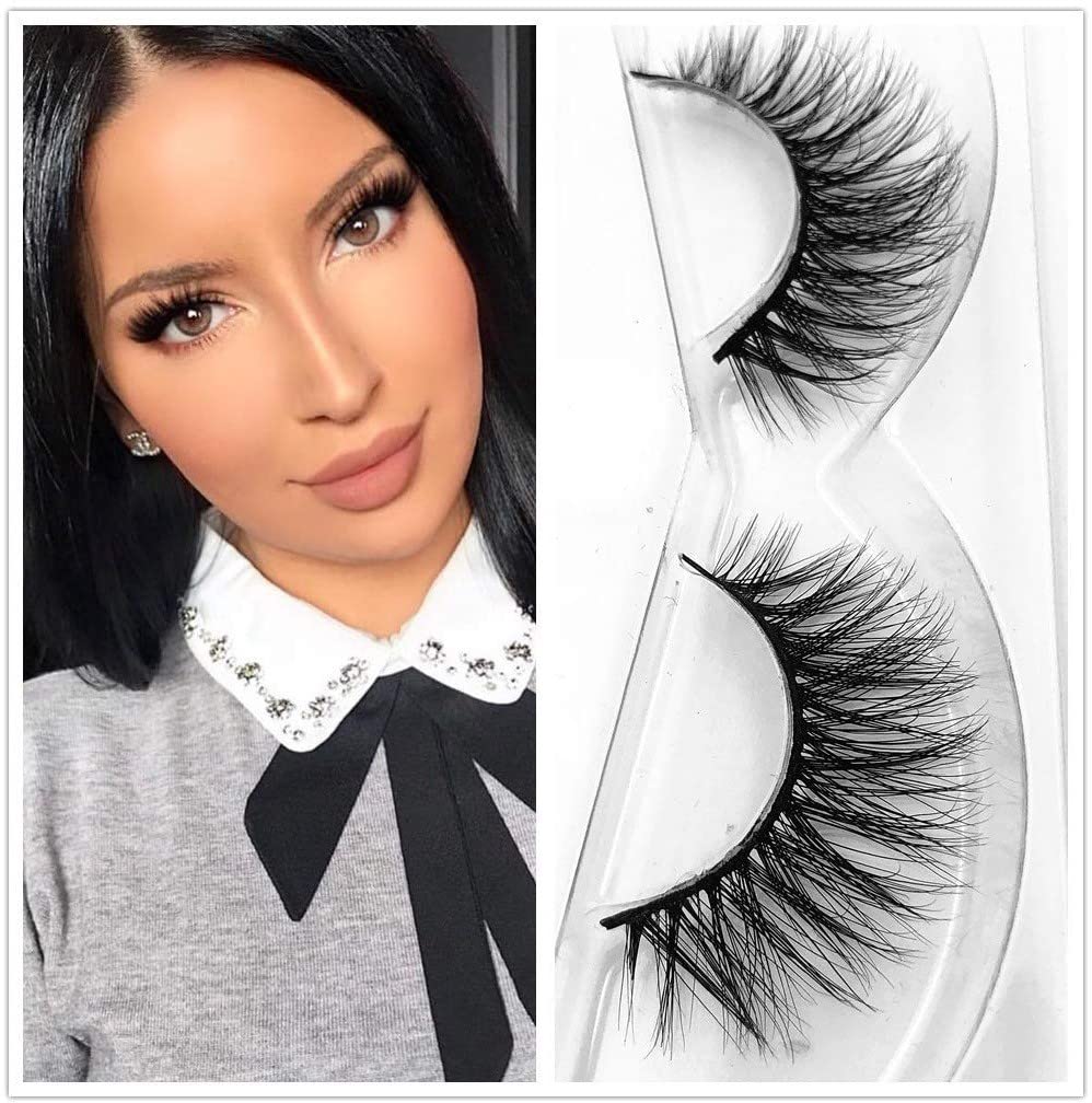 Natural Looking Short False Eyelashes Multipack - Lightweight Volume for Everyday Wear - Perfect for Work, Parties & Special Occasions