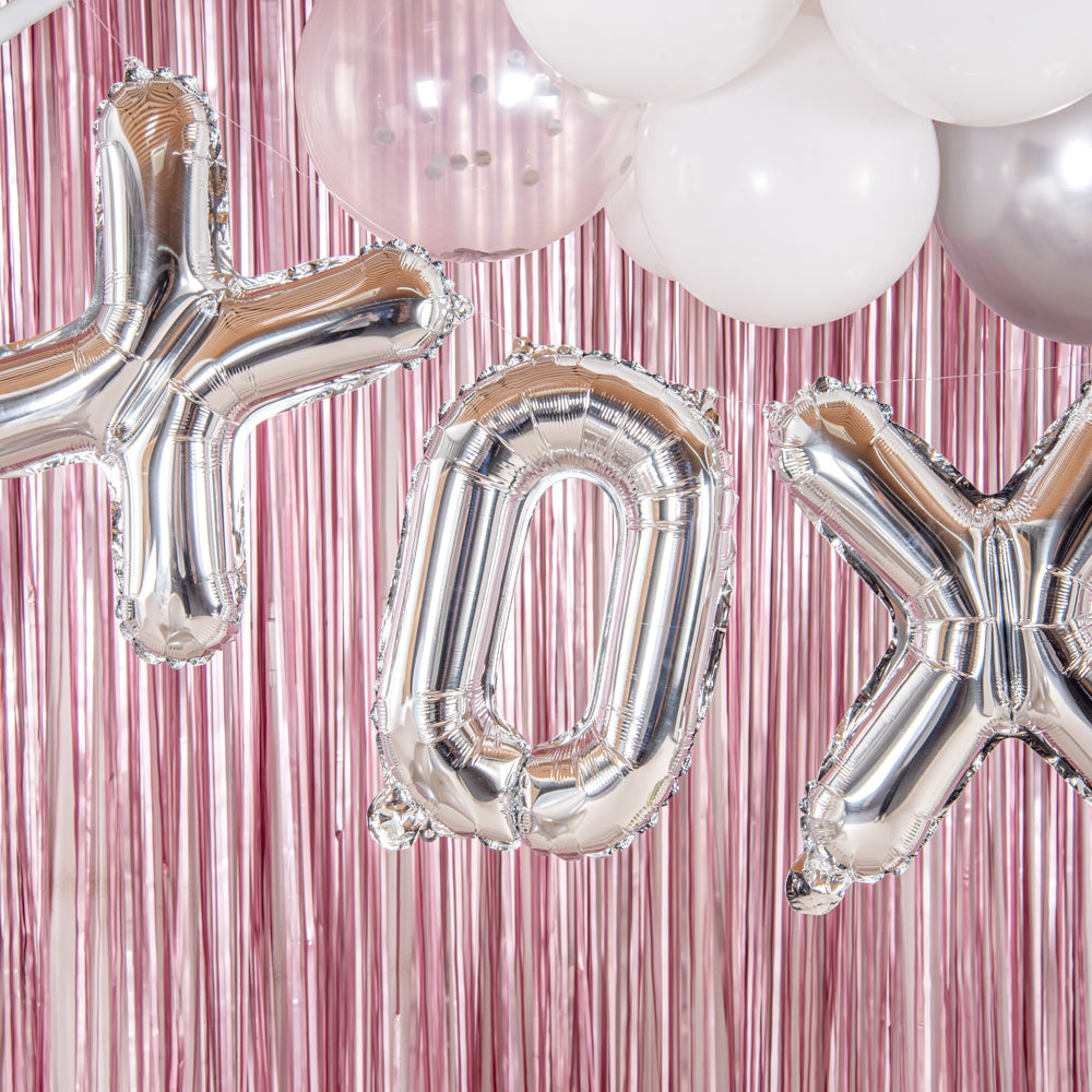 Balloonify Silver Mylar Letter O Balloon - 16 Inch Large Foil Alphabet Balloon for Birthday Party Decorations, Wedding, Baby Shower & Anniversary Celebrations